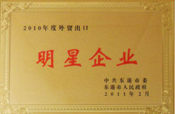 2010外贸出口明星企业