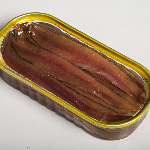 salted anchovy in oil